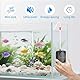 Weinsamkeit Aquarium Luftpumpe, Nano Silent Mini Sauerstoffpumpe mit Luftstein, <30dB, Aquarium Pumpe Fluss 0.45L/Min, 1.5W Sauerstoffpumpe für Aquarien, Geeignet für 20-60L Nano Aquarien, Fischglas