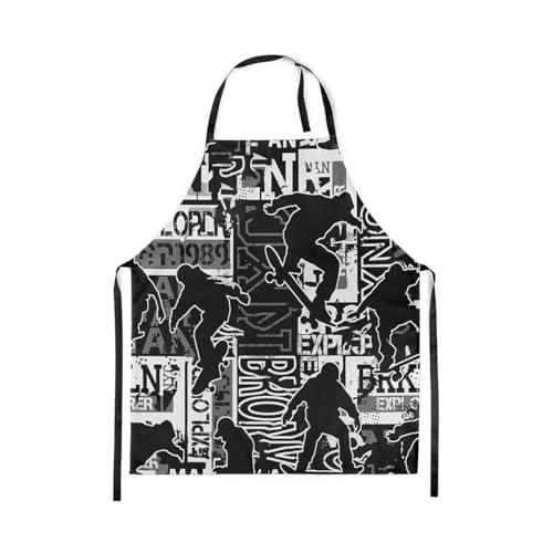 Castle Fairy Skateboard Apron for Kids, Graffiti, No Pocket