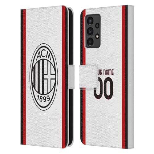 Coque portefeuille cuir Samsung Galaxy A13 personnalisé maillot AC Milan
