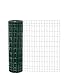Garmix Gartenzaun Maschendraht Gitterzaun Wildzaun Schweißgitter Grün 25m 5x10cm 2,10mm (100 cm)
