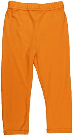 Bebone Toddler Kids Full Ankle Length Dance Leggings (Orange,5T