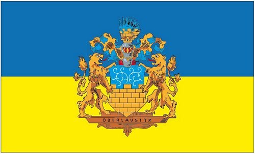 Fahne/Flagge Oberlausitz 90 x 150 cm