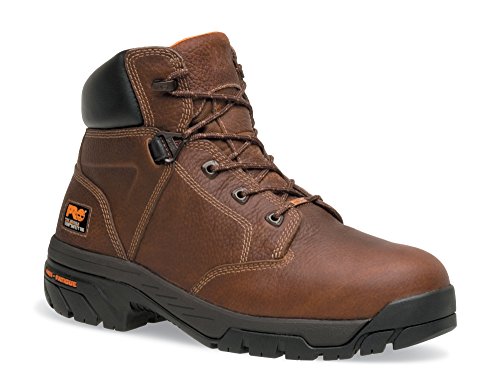 Timberland PRO Timberland PRO Men's Helix 6" Alloy Safety Toe Waterproof Industrial Boot, Brown, 6 Wide
