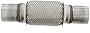 Jones Exhaust FLX2006N Stainless Steel Flex Exhaust Tube, 2' x 6', 10'