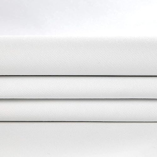 Fabric Gift La BLACKOUT WHITE Blackout Drapery Lining Fabric,Sold cover