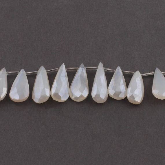 Chalcédoine silverite naturelle facettée évitez les pierres ternes pour vos bijoux Sb3916