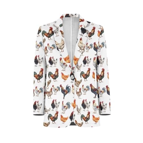 Blazer for Men Notched Lapel Suit Jacket Casual Business Jackets Sports Coats Slim Fit with Functional Pockets2