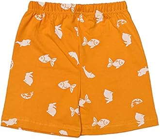 T2F Girls Cotton Printed Shorts(Pack of 5)