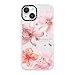 Yoedge Blumen Handyhülle für iPhone 14/iPhone 13 Hülle, Aesthetic Hibiskus Bunt Sommer Muster Niedlich Orchideen Design Mädchen Schutzhülle, Transparent Silikon Case Cover für iPhone13 6,1",Lilien
