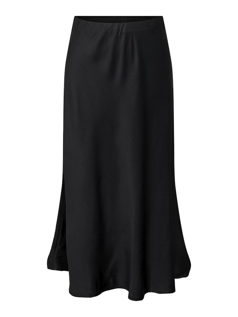 Onljane Life Long Bias Skirt PTM, Black, XS
