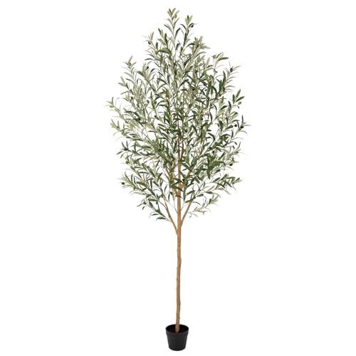 7ft Realistic Faux Olive Tree with Fruits