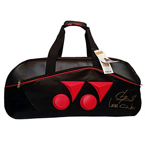 Sac de badminton Yonex Lee Chong Wei bleu blanc rouge pour le transport de vos raquettes
