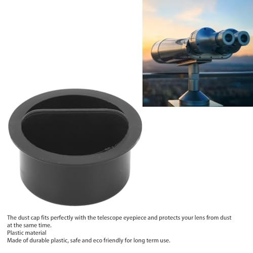Image of Telescope Lens Cap, Plastic Replacement Lens Cover for 1.25inch Telescope Eyepiece Diagonal Barlow Lens