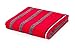 Produktbild möve Athleisure Handtuch Doubleface gestreift 50 x 100 cm aus 85% Baumwolle / 15% Polyester, ketchup/grey