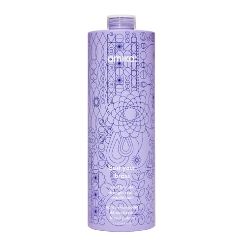 amika bust your brass cool blonde strength repair conditioner 1000ml