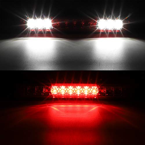 Partsam High Mount Stop Light Led Third 3Rd Brake Light Replacement For Silverado And Sierra 1500 2500 Hd 3500 Hd 2007 To 2013 Rear Cab Roof Center Mount Stop Brake Tail Light Cargo Lamp (Red Lens) #TOP2