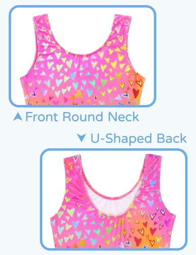 Image of Snowheart Girls Bathing Suit Toddler Swimsuit Girl Hawaiian Floral Ruffle One-Piece Breathable Swimwear 4-10T