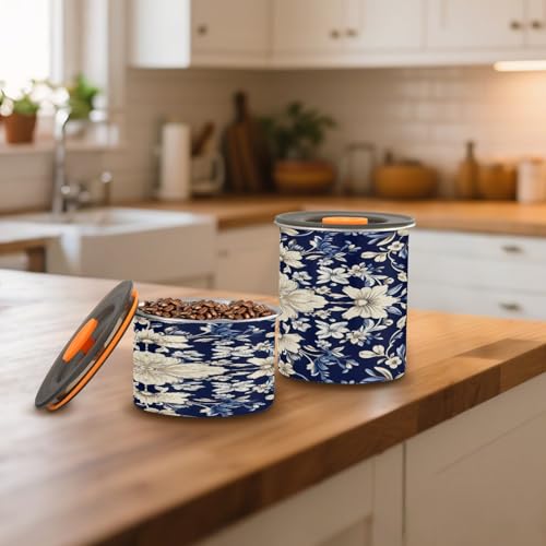 Envase Hermético de Acero para Café 900ml Azul miniatura 6