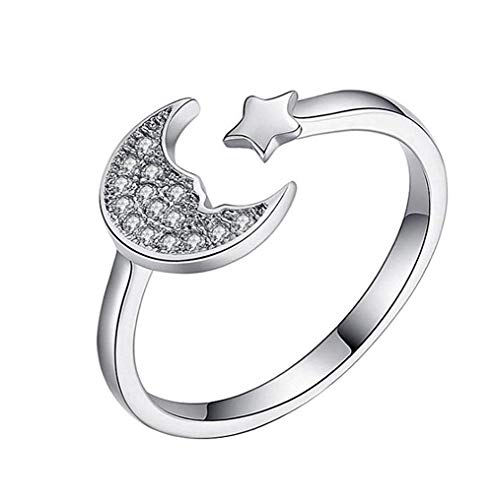 Bague diamant lune et étoile pour illuminer vos soirées de mariage
