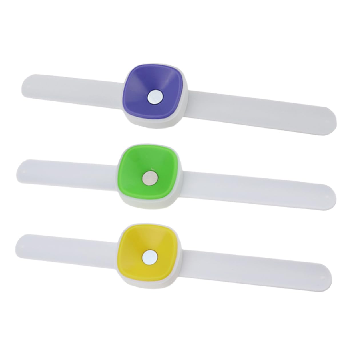 jojofuny 2 Sätze Teiliges Magnetisches Nadelkissen Für Handarbeiten Handgelenk Pin Halter Leicht Tragbar Zubehör Für Stickerei Zufälligen Farben 3 Stück * 2