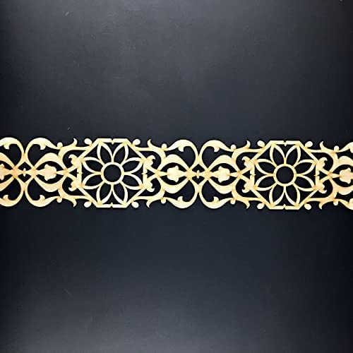 Haoser Corved Panel Geometric Wooden Panel, MDF Jali for Wall Decoration for Your Amazing Home (H-BP3-WDPNL-1_Beige_10x74CM)-image-41