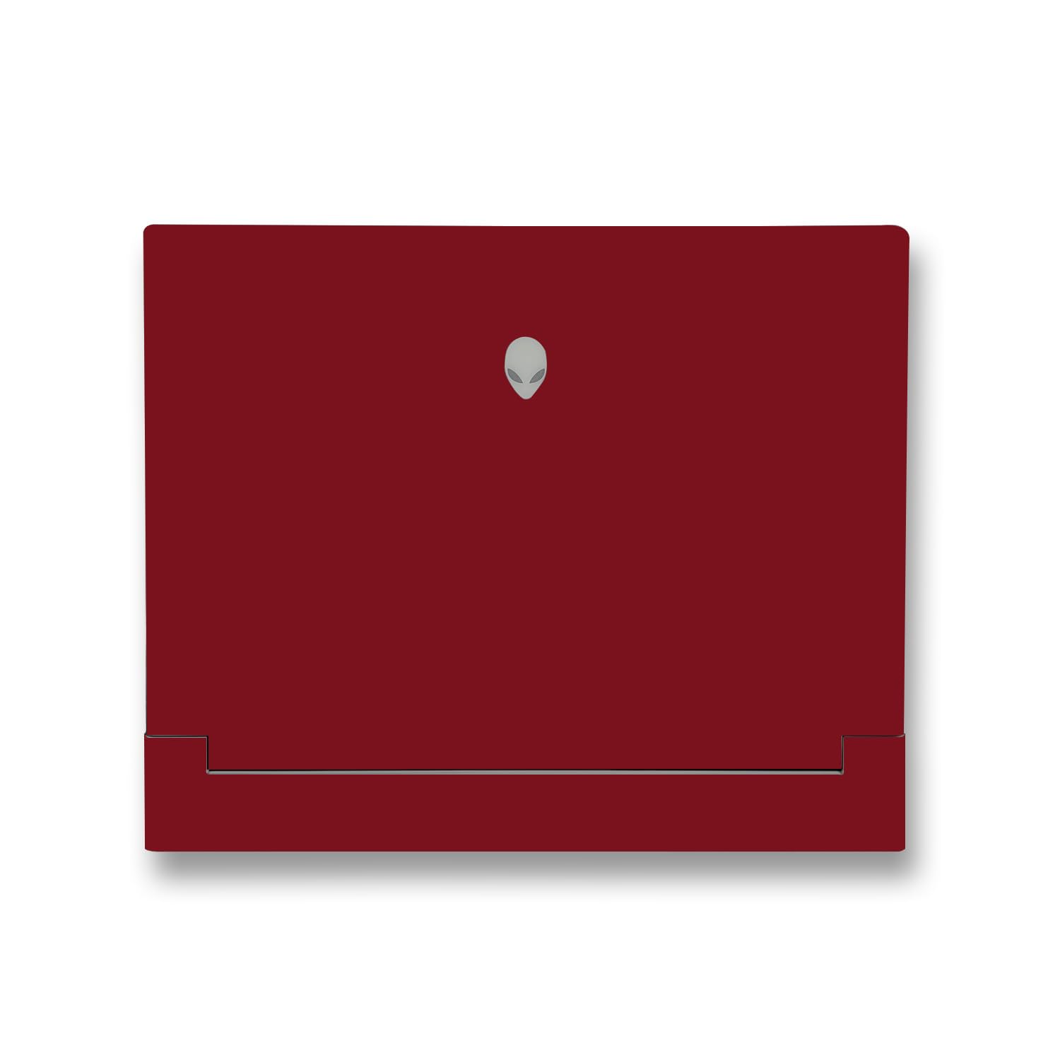 MightySkins Skin Compatible with Alienware X14 R2 (2023) Full Wrap Kit - Solid Burgundy | Protective, Durable, and Unique Vinyl Decal wrap Cover | Easy to Apply &amp; Change Styles | Made in The USA
