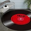 Amazon.com: Aomesinc Vinyl Record Area Rug, Fashion Vinyl Record ...