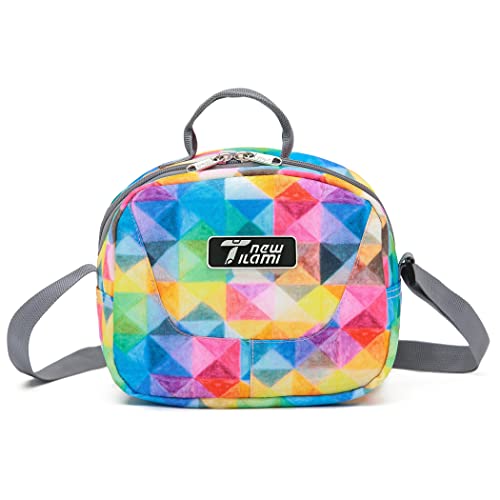 Cute Lunch Bag for Boys, NEW TILAMI Insulated Lunch Bag Cute Durable Lunch Box Bag for Girls to School Travel Camping Handle Portable Bag for Kids Colorful Lunch Bag