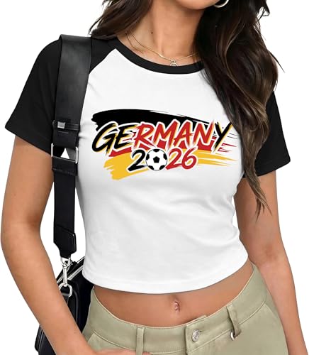 Women Soccer Cup 2026 Shirt: Soccer Season Shirts Germany Football Team Tshirt Football Fans Gift Tops