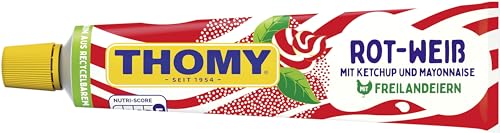THOMY Rot-Weiß Ketchup & Mayonnaise, 200ml Tube, 1er Pack (1 x 200ml)