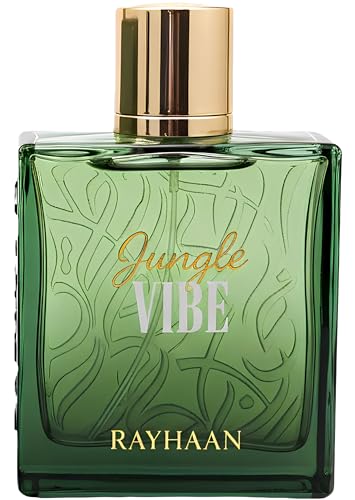 Rayhaan Jungle Vibe - Citrus Grün Woody Musky Eau de Parfum Spray Long-Lasting Fragrance für Unisex 100 ml