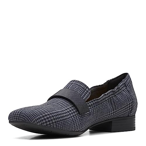 Clarks Clarks Women's Tilmont Eve Loafer Flat, Black Interest, 9 Medium US
