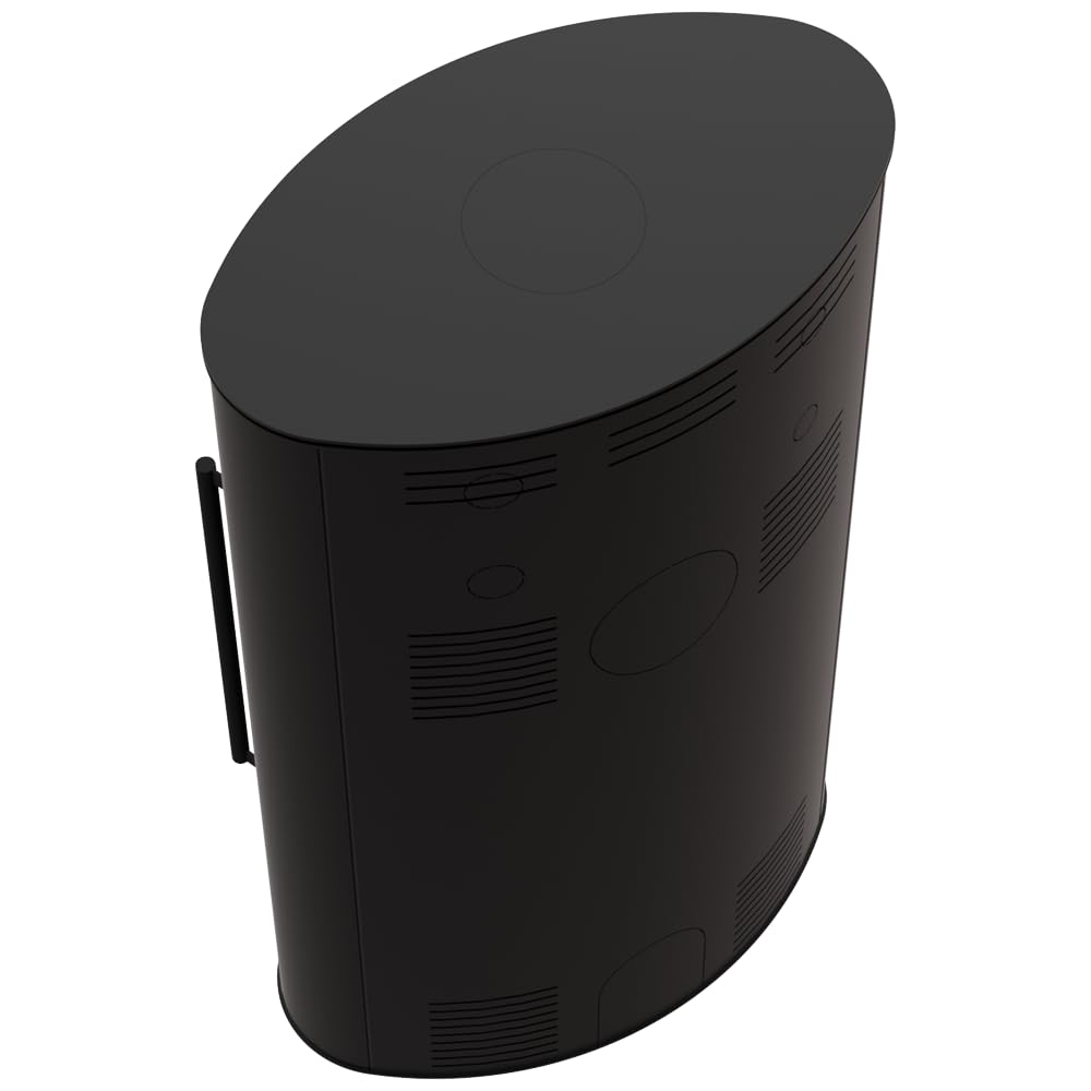 KRATKI Stufa a legna in acciaio BJORN 7 kW Ø150 A ECODESIGN und BImSchV 2 | Acciaio nero, efficienza 79,4%, classe A. Ecodesign, BImSchV 2, Flamme Verte 7, Kratki PRO; per recupero calore.; Gamma di
