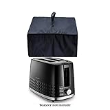 Orchidtent Tostadora de 2 rebanadas para tostadora de 2 rebanadas, resistente para horno de pan, a prueba de polvo, para tostadora Morphy Richards 220021/Dualit 26205/Russell Hobbs 18780/20740
