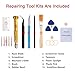 Perzework Rear Back Glass Replacement for iPhone 14 Plus 6.7-inches with Reparing Toolkit and All Necessary Parts (Blue)