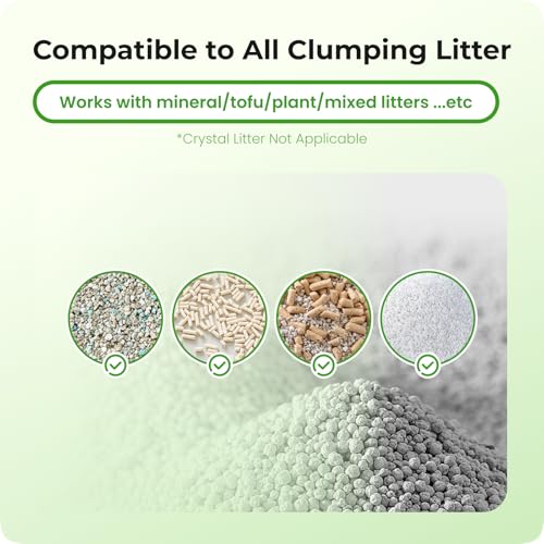 HHOLOVE 2026 Self-Cleaning Litter Box (60L, Gravity-Sensor Drum, App-Tracked Health) — view 8