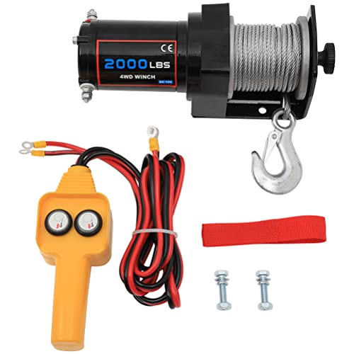 Winch eléctrico 2000 lbs para remolque 12V