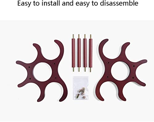 Soporte para botellas de vino RUVOO de madera para 6 botellas miniatura 3