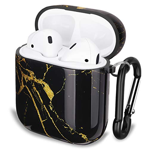 GOLINK Case for Airpods,Marble Series Protective Shockproof TPU Gel Case with Printing