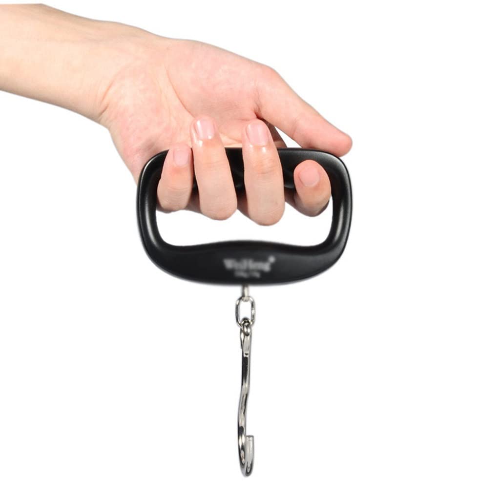 JFDBGU Pocket Digital Scale 50kg 10g LCD Electronic Scales Hand Held Hook Luggage Hanging Scale Backlight Balance Weighing