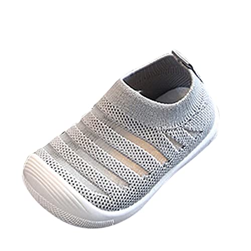 Girl Shoes Summer and Autumn Cute Girls Flying Woven Mesh Breathable Flat Solid Color Slip Girls Shoes