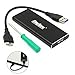 KingSpec M.2 NGFF Enclosure Easy Install USB3.0 External SSD Adapter 5Gbps Support UASP for 2230, 2242, 2260, 2280 Solid State Drive