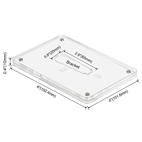 Ecoseao 4X6 Minimalist Picture Frame Acrylic Glass Photo Frame With Magnetic Desktop Display Horizontally Or Vertically #TOP1