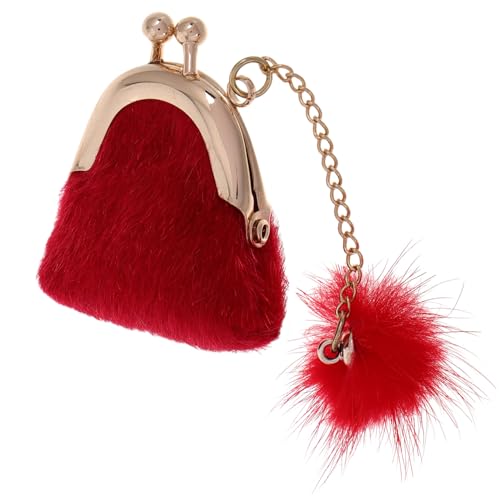 KICHOUSE Miniatur Puppenhandtasche Aus Weichem Plüsch Zum Öffnen Kleine Schmucktasche Für Puppen Vielseitiges Puppenhaus Accessoire Für Kreatives Spielen Und Rollenspiele