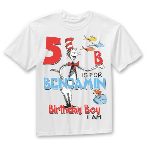 Cat in the hat Birthday Shirt, Thing Birthday Party, FAMILY Matching Shirts, Thing Birthday Shirts, Seuss Birthday Shirt2