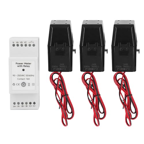 Medidor de energía WiFi trifásico de 4 cables para controlar el consumo de red 7
