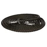 TOOLZ Battle Rope, Sportseil für Kraftausdauertraining, schwarz, Länge: 12m / Durchmesser: 35 mm/Gewicht: 10kg