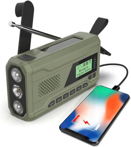 hЃWI 5000mAh DAB/FM/ChFMΉ d 2024Vo \[[//USB-C[d/drgp\yCzΉ/SOSA[g/X}z[dΉ\zAEghA gя^ k 䕗 Ôg dً}΍ (B)