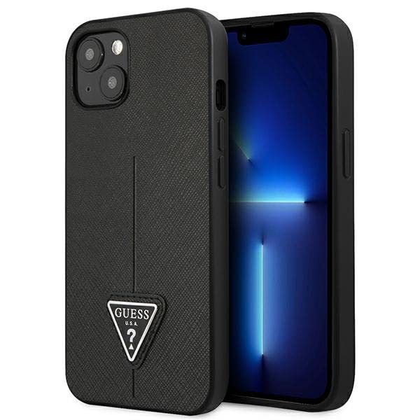 Guess GUHCP13SPSATLK Coque Rigide pour iPhone 13 Mini 5,4" M