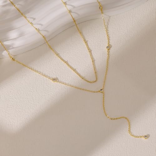 Fwlisesa gold gold-plated necklace – image 6